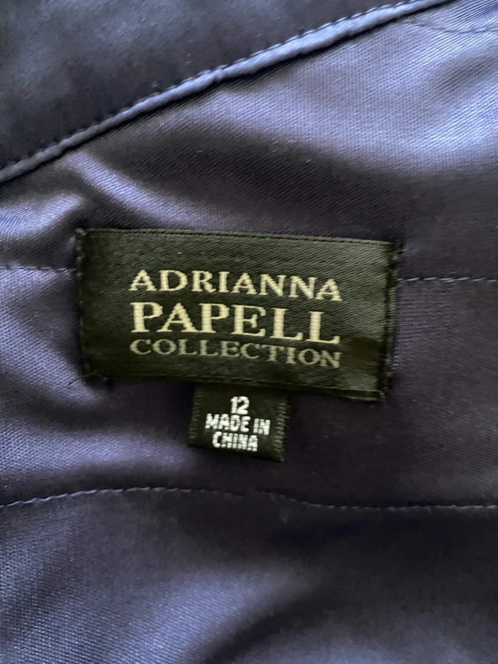 Adrianna Papell six 12 formal one shoulder dress - Picture 6 of 7